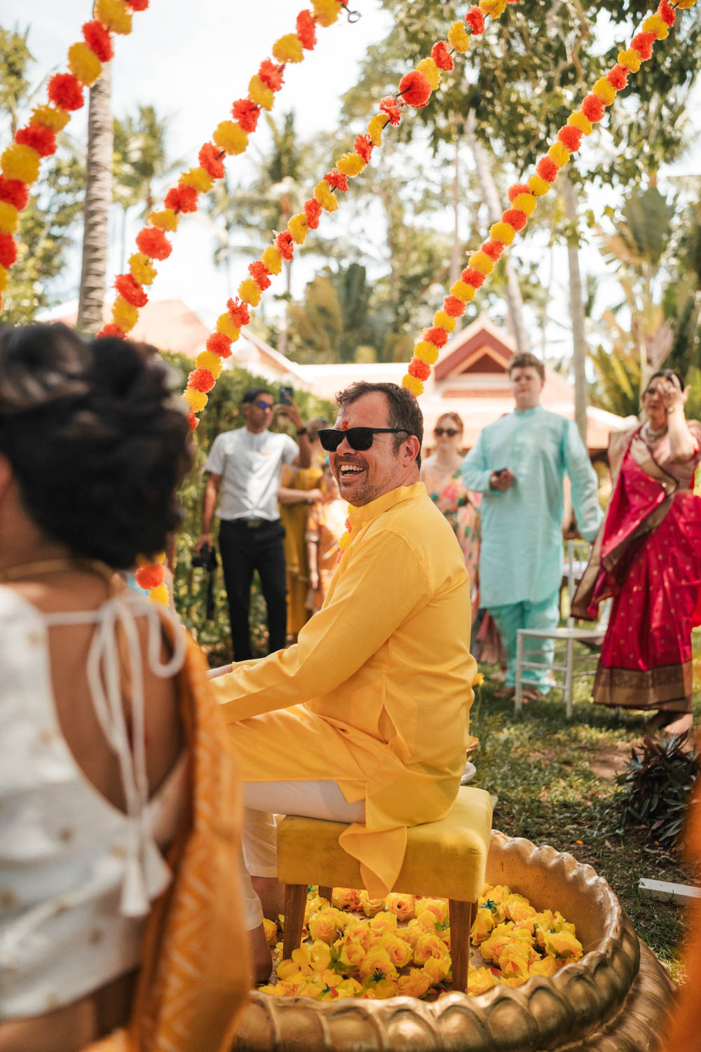 Documentary wedding portrait photographed in Pattaya