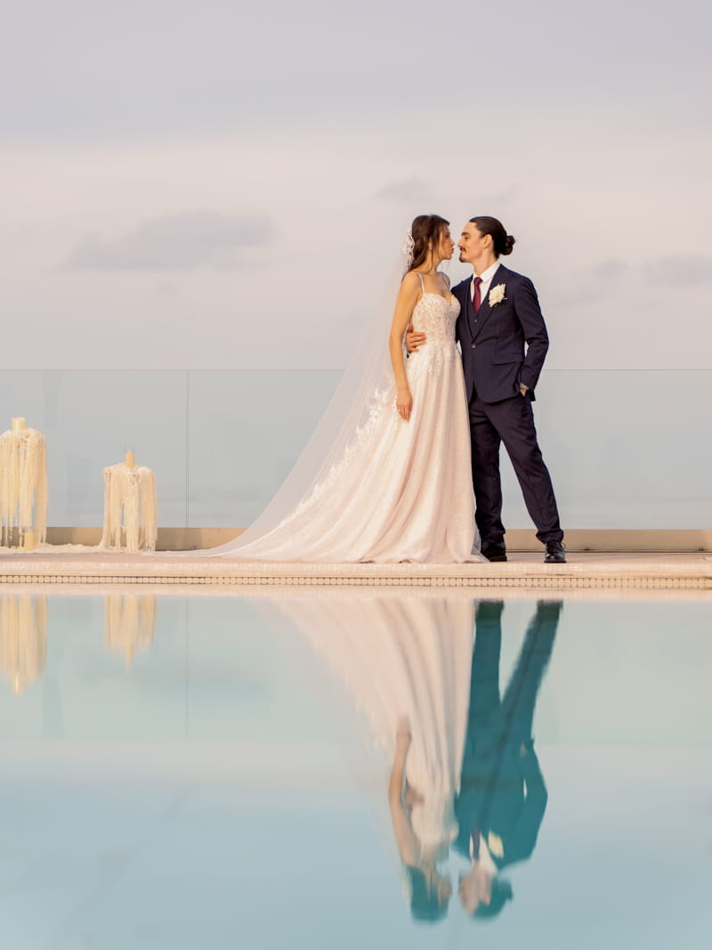Krabi wedding ceremony by the pool