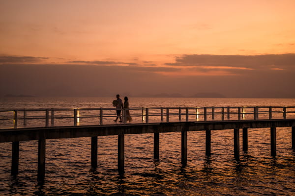 Couple at sunset